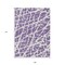 Homeroots 9' X 12' Purple and White Abstract Washable Non Skid Indoor Outdoor Area Rug 559314 - alternate 6