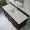 James Martin Vanities Brittany 60" Single Vanity, Burnished Mahogany, w/ 3 CM Siberian Silestone Top 650-V60S-BNM-3SFR - alternate 5