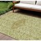 Homeroots 9' X 12' Sage Medallion Washable Indoor Outdoor Area Rug 607414 - alternate 1