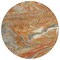 Homeroots 8' Brown Beige And Gray Round Abstract Washable Indoor Outdoor Area Rug 602667 - alternate 6