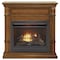 Duluth Forge Ventless Liquid Propane Gas Fireplace With Mantel - 26,000 BTU, Remote Control, Apple Spice Finish DFS-300LR-3AS - alternate 1