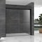 Fab Glass And Mirror Bypass Sliding Shower Door Sorrento Economy Series Adjustable 44in-48in Width 72in Height - Semi-F SHSO48X72MB - alternate 1