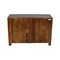 Homeroots 30in Gray Distressed Solid Wood Textured Door Accent Cabinet With Two Doors 557029 - alternate 6