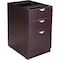 Boss Deluxe Pedestal-Full, Box/Box/File, 15.5"Wx22"D, Mocha N166-MOC - alternate 1