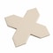 Apollo Tile Seville 5 x 5 in. Matte Ecru Taupe Porcelain Cross Wall and Floor Tile 5.31 sq ft/case, 34PK TNG88CRTPEA - alternate 5