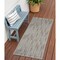 Homeroots 7' Gray And Beige Abstract Indoor Outdoor Runner Rug 552676 - alternate 6