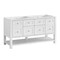 James Martin Vanities Vanity, without top, Bright White, 59.88 in W x 23.5 in D,  330-V60D-M-BW - alternate 1