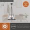 Vaxcel Rochester 3-Light Matte Black Industrial Cone Pendant with Clear Glass Shade P0437 - alternate 7