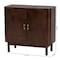 Bali & Pari Latika Real Burl Wood Storage Cabinet 262-14411-ZORO - alternate 9