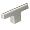 Amerock Riva 2-1/2 in 64 mm Length Satin Nickel Cabinet Knob BP55361G10 - alternate 1