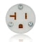 Leviton StraightBladeConnector, 20A, Black;White 5369E - alternate 9