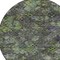 Homeroots 8' Green Charcoal And Black Round Floral Washable Indoor Outdoor Area Rug 604146 - alternate 7