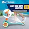 Outdoorcruiser Outdoor Cruiser 3-Wheel Kids Scooter, LED Lighted Wheels, Adjustable T-Bar, Ages 3-8, Aqua/Orange OCKSA678 - alternate 7