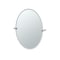 Gatco Bleu 26.5" Frameless Oval Mirror, Satin Nickel 4389 - alternate 1
