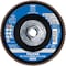 Pferd 4-1/2'' x 5/8-11 Thd. POLIFAN Flap Disc - CO-FREEZE SG INOX, Ceramic oxide, 36 Grit, Conical 61088 - alternate 3