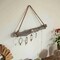 Uniquewise 19-inch Natural Jujube Wooden Log Hanging Farmhouse Wall Decor with 5 Hooks Wall Accessories QI004776-5 - alternate 7