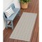 Homeroots 6' Gray And Ivory Geometric Indoor Outdoor Area Rug 556323 - alternate 8