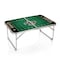Picnic Time Family Of Brands New Orleans Saints - Concert Table Mini Portable Table, (Charcoal Wood Grain) 843-00-141-204-2 - alternate 1
