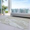 Homeroots 8' X 10' Khaki Tan And Beige Geometric Washable Indoor Outdoor Area Rug 589233 - alternate 9