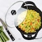 Brentwood Industries 13in Non-Stick Flat Bottom Electric Wok Skillet with Vented Glass Lid in Black SK-69BK - alternate 4