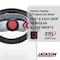 Jackson Safety Faceshield Assembly, Clear Visor, Polycarbonate, Ratchet Suspension, Uncoated Lens 14262 - alternate 5