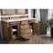 James Martin Vanities Bristol 60'' D Vanity, Saddle Brown w/ Jasmine Pearl Silestone Top w/FreePower Wireless Charger 157-V60D-SBR-FEJP - alternate 7