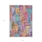 Homeroots 9' X 12' Red Gold And Teal Blue Village Houses Washable Indoor Outdoor Area Rug 577881 - alternate 7