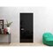 Sartodoors Interior Door 28 x 96 inches, Planum 0010 Gloss Black, Single Regular Panel Frame Handle, Bathroom PLANUM0010ID-GLB-2896 - alternate 1