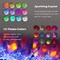 Edendirect 60 In Electric Fireplace Heater with Realistic Flames, Remote & Touch Control, Adjustable Colors ZR-FJ-C60 - alternate 5