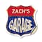 Signmission Zach's Garage, 18 Inch X 18 Inch, Vinyl Decal SHI-D-18-383-ZACH - alternate 1