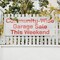 Signmission Community Wide Garage Sale this Weekend, 18 Inch x 48 Inch, Vinyl Banner B-30523 - alternate 4