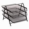 Mind Reader Tiered Metal Mesh Desk Tray Organizer, 3-Tier, Letter Size, 11.5 x 13.75 x 10, Black 3TPAPER-BLK - alternate 5
