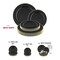 Smarty Had A Party Black with Gold Pearl String Round Disposable Plastic Dinnerware Value Set, 240PK 8870-BGVP-CASE - alternate 8