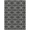 Homeroots 9' X 12' Black And Ivory Geometric Washable Indoor Outdoor Area Rug 594837 - alternate 7