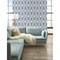 York Wallcoverings Large Lattice Blue Wallpaper CM2383 - alternate 4