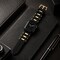 Elegani Rubber Band Compatible with Apple Watch 38mm, Yellow Gold, Yellow Gold Buckle IVTBG-YGD-38 - alternate 3