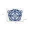 Homeroots 7" X 7" Wedgwood Blue And White  Peel And Stick Removable Tiles 390891 - alternate 3