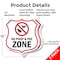 Signmission Dog Poop Shield Sign No Poop & Pee Zone, 12 inch X 12 inch, Aluminum Metal Sign, 2PK SHI-A-2PACK-12-375 - alternate 5