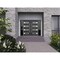 Vdomdoors Front Exterior Prehung Aluminum Double Doors Ronex0131 Black Enamel Mirrored Clear Glass 2 RONEX0131DEXD-BLK-W16+72+16xH96-LH-O - alternate 3