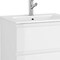 Homeroots 24" White Wood Freestanding Bathroom Vanity With White Sink And Three Drawers 624130 - alternate 4