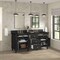 James Martin Vanities Lorelai 72" Double Vanity, Black Onyx, w/ 3 CM Phantome Eclos Top 424-V72-BKO-3PHT - alternate 7