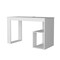 Homeroots 47" White Wood Writing Desk 553549 - alternate 3