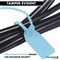 Kable Kontrol Identification & Tamper Proof Cable Zip Ties, 9 in L, Blue, HDPE (High-density polyethylene), 50 PK CTPT-9-50-BL - alternate 6