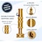 Morvat Solid Brass Heavy Duty Outdoor Twist Spray Garden Hose Jet Nozzle, 2PK MOR-BNOZZLE-2-2PACK-A - alternate 5