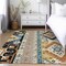 Homeroots 9' X 12' Black Ivory And Copper Aztec Washable Indoor Outdoor Area Rug 598458 - alternate 7