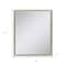 Homeroots 32" Silver Wood Accent Mirror 632765 - alternate 6