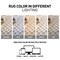 World Rug Gallery Beige Block Shag Area Rug 2 ft x 3 ft Beige WR118BEIGE2X3 - alternate 8
