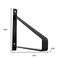 Homeroots 8" Set Of Two Black Metal Wall Mounted Shelf Brackets 634528 - alternate 7