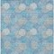 Homeroots 3' X 5' Sky Blue Gray And Ivory Polka Dot Washable Indoor Outdoor Area Rug 594280 - alternate 6