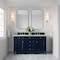 James Martin Vanities Brittany 60" Double Vanity, Victory Blue, w/ 3 CM Siberian Silestone Top 650-V60D-VBL-3SFR - alternate 5